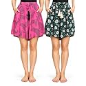 B STORIES Women39s Viscose Printed Lounge Culotte