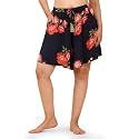 B STORIES Women's Ultra-Soft Printed 100% Viscose Culotte Shorts | Soft Casual High Waist Lounge Shorts | Girls Ladies Stylish Quirky Casual Summer Beach Bottoms (S-XXL)