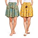 B STORIES Women39s Viscose Printed Lounge Culotte