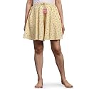 B STORIES Culotte Shorts for Women-Yellow Tiny Floral