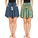 B STORIES Women39s Viscose Printed Lounge Culotte