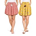 B STORIES Women39s Viscose Printed Lounge Culotte