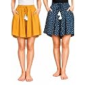 B STORIES Women39s Viscose Printed Lounge Culotte