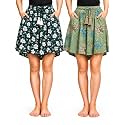 B STORIES Women39s Viscose Printed Lounge Culotte