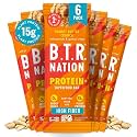 B.T.R Nation - High Protein Bar Peanut Butter Crunch - Vegan & Keto - 6Bars