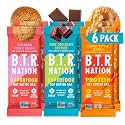 B.T.R Nation - Protein Bar Bestsellers Sampler Pack - Vegan - 6 Bars