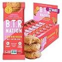 B.T.R Nation - Superfood Protein Bar Cinnamon Cookie Dough - Vegan -12 Bars