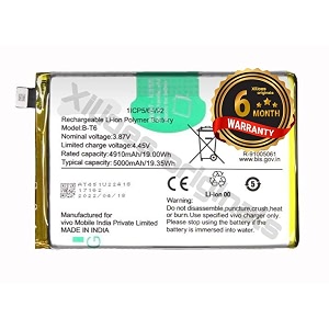 b-t6 battery for vivo battery with 6 month warranty a199