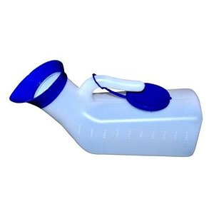 bve urine pot two in one white