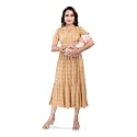 B2F Women39s Flared Anarkali Maternity Dress Feeding