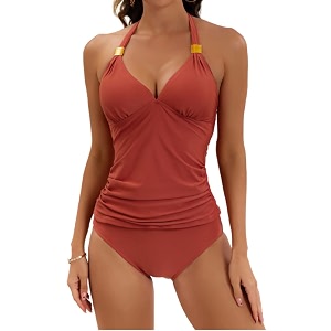 B2prity Womens Tankini Set Halter Tummy Control