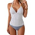 B2prity Women39s Tankini Set Halter Tummy Control