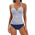 B2prity Women39s Tankini Set Halter Tummy Control