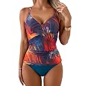 B2prity Women39s Tankini Swimsuits Tummy Control Ruched