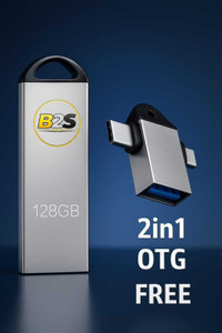 B2S BS-128G 128 GB Pen Drive Compatible