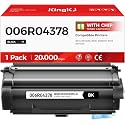 B310 B315 B305 006R04378 Black Toner Cartridge High-Yield with chip 1-Pack Replacement for Xerox 006R04376 006R04377 Toner Compatible with Xerox B310 B310DNI B305 B305DNI B315 B315DNI Printer Ink Copy
