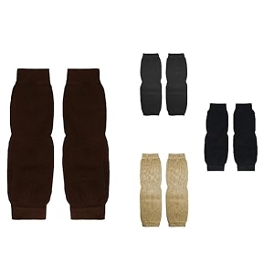 baal winter warm woolen leg socks knee cover leg warmers for men and women wool warm thigh high socks winter wear knee length high leg warmers