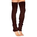 BAAL Winter Warm Woolen Leg Socks Knee Cover Leg Warmers for Men and Women| Wool Warm Thigh High Socks| Winter Wear Knee Length High Leg Warmers