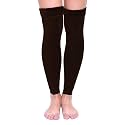 BAAL Winter Warm Woolen Leg Socks Knee Cover Leg Warmers for Men and Women| Wool Warm Thigh High Socks| Winter Wear Knee Length High Leg Warmers