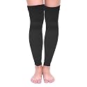 BAAL Winter Warm Woolen Leg Socks Knee Cover Leg Warmers for Men and Women| Wool Warm Thigh High Socks| Winter Wear Knee Length High Leg Warmers