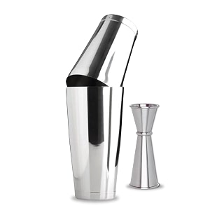 bab louie boston shaker set with jigger stainless steel premium cocktail shaker set with jigger professional bartender shaker kit perfect for home parties bar shaker