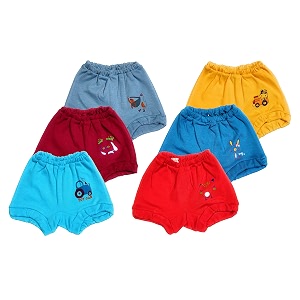 baba and baby kids cotton underwear drawer panty multicolor pack of-6