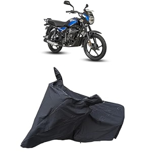 bajaj ct 110x waterproof for bike body  snow  sun amp dust protection easy to clean  belt with lock black