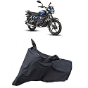 Bajaj CT 110X Waterproof For Bike Body | Snow + Sun &amp; Dust Protection Easy To Clean + Belt With Lock, Black