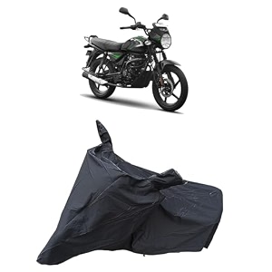 bajaj ct 125x waterproof bike body cover  snow  sun amp dust protection easy to clean  belt with lock