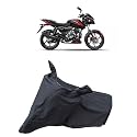 Bajaj Pulsar 125 Waterproof For Bike Body | Snow + Sun &amp; Dust Protection Easy To Clean + Belt With Lock, Black