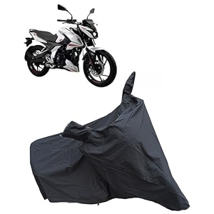 bajaj pulsar n150 waterproof bike body cover  snow  sun amp dust protection easy to clean  belt with lock