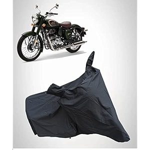 bullet 350 2026-2025-2024 waterproof bike body cover  snow  sun amp dust protection easy to clean  belt with lock