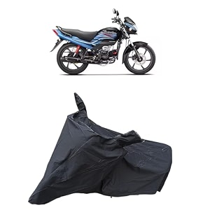 hero passion plus waterproof bike body cover  snow  sun amp dust protection easy to clean  belt with lock