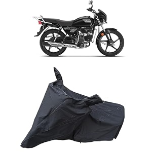 hero splendor plus xtec waterproof for bike body  snow  sun amp dust protection easy to clean  belt with lock black