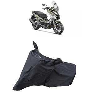 hero xoom 160 waterproof bike body cover  snow  sun amp dust protection easy to clean  belt with lock