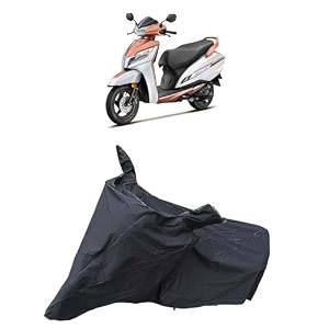 hnda activa 7g waterproof bike body cover  snow  sun amp dust protection easy to clean  belt with lock
