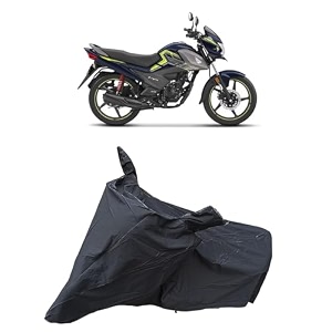 hnda livo waterproof bike body cover  snow  sun amp dust protection easy to clean  belt with lock