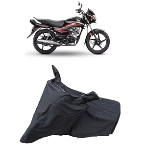 hnda shine 100 waterproof bike body cover  snow  sun amp dust protection easy to clean  belt with lock