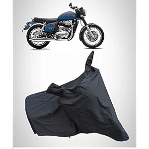 jawa 42 waterproof bike body cover  snow  sun amp dust protection easy to clean  belt with lock