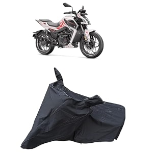 matter aera waterproof bike body cover  snow  sun amp dust protection easy to clean  belt with lock
