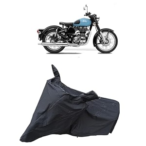 new bullet 350 2026 2025-2024 waterproof bike body cover  snow  sun amp dust protection easy to clean  belt with lock