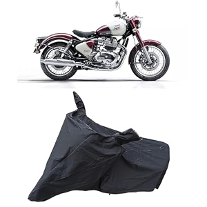 re classic 650 waterproof bike body cover  snow  sun amp dust protection easy to clean  belt with lock