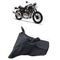 RE Continental Gt 450 Waterproof For Bike Body | Snow + Sun &amp; Dust Protection Easy To Clean + Belt With Lock, Black