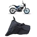 Re Guerrilla 450 Waterproof Bike Body Cover | Snow + Sun &amp; Dust Protection Easy To Clean + Belt With Lock, Compatible With Re Guerrilla 450, Black
