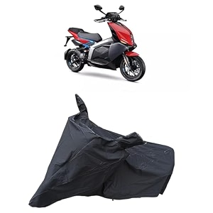 tvs x waterproof bike body cover  snow  sun amp dust protection easy to clean  belt with lock