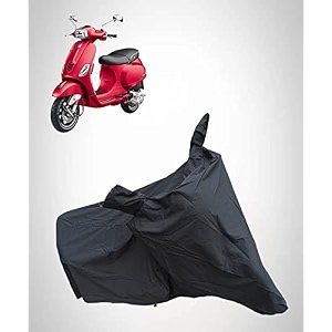 vespa sxl 150 bs6 waterproof bike body cover  snow  sun amp dust protection easy to clean  belt with lock