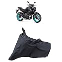 MT-07 Waterproof Bike Body Cover | Snow + Sun &amp; Dust Protection Easy to Clean + Belt with Lock