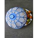 Babbu Food Dome Round Plastic Net 12.75 Inch Food Cover Kitchen Table Flies Mosquitoes Insect Proof Dining Tables Covers Rice Vegetable Covers for Anti Fly Mosquito Mesh (Light Blue)
