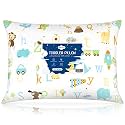 Babebay Toddler Pillow,13x18 Toddler Pillows for Sleeping, Machine Washable Kids Pillow with Soft Cotton Pillowcase, 1 Pack