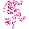 babee Reshinee Bamboo Viscose Toddler Girls Kids Pajamas Unicorn Mermaid Pjs Long Sleeve Snug fit 12M-8Y 2pcs Soft Jammies